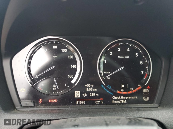 2018 BMW 2 Series M240i with VIN WBA2N1C54JVC28823, listed as a Copart auction lot 89012725 with 81,576 mi miles and Salvage Title. Bid and sale history available at carsss.com. Image 9.