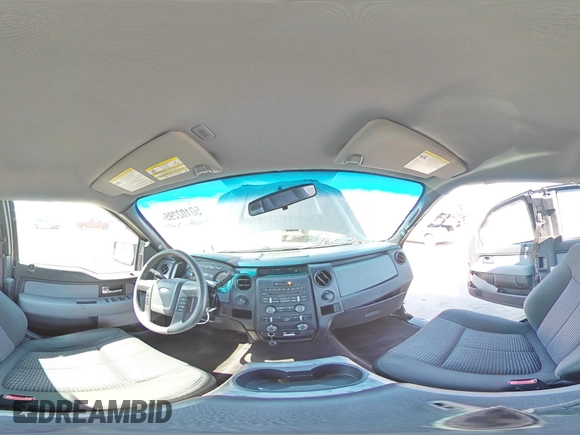 2014 Ford F-150 XL with VIN 1FTEX1EM2EKF44448, listed as a Copart auction lot 50102295 with 140,239 mi miles and Salvage title. Bid and sale history available at DreamBid. Image 13.