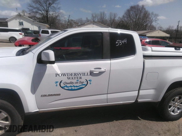 2019 Chevrolet Colorado 2WD Work Truck with VIN 1GCHSBEN7K1118301, listed as a IAAI auction lot 41839738 with 57,095 mi miles and . Bid and sale history available at DreamBid. Image 14.