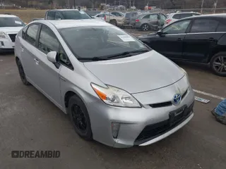 2013 Toyota Prius One with VIN JTDKN3DU6D5694369, listed as a IAAI auction lot 41486868 with 181,403 mi miles. Bid and sale history available at carsss.com. Image 1.