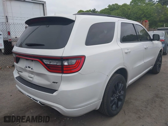 2021 Dodge Durango GT Plus z VIN 1C4RDJDG9MC757654, wystawiony jako IAAI lot #42314584 z przebiegiem 29 879 mil mil oraz . Historia ofert i sprzedaży dostępna na DreamBid. Obrazek 4.