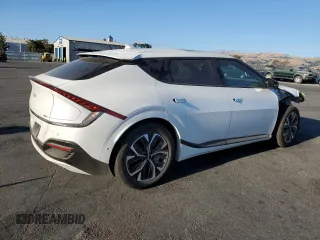 2022 Kia EV6 GT-Line with VIN KNDC44LA4N5067708, listed as a Copart auction lot 75246444 with 24,106 mi miles and Salvage Title. Bid and sale history available at carsss.com. Image 3.