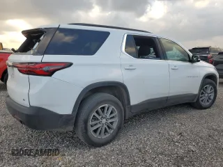 2023 Chevrolet Traverse LT Cloth with VIN 1GNERGKW0PJ137456, listed as a Copart auction lot 44155955 with 42,929 mi miles and Salvage Title. Bid and sale history available at carsss.com. Image 3.