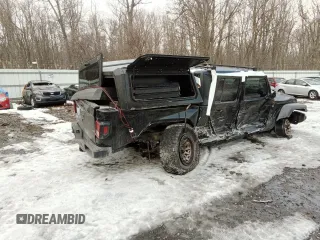 2021 Jeep Gladiator Willys with VIN 1C6HJTAG7ML595714, listed as a Copart auction lot 47096425 with 90,728 mi miles and Salvage Title. Bid and sale history available at carsss.com. Image 3.