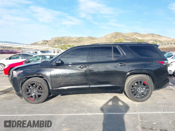 2019 Chevrolet Traverse Premier with VIN 1GNERKKW2KJ243838, listed as a IAAI auction lot 41830336 with 109,087 mi miles. Bid and sale history available at carsss.com. Image 14.