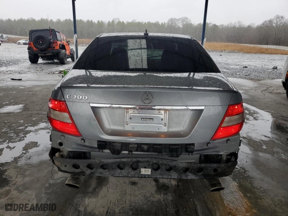 2009 Mercedes-Benz C-Class 3.0L Sport with VIN WDDGF54X09R054351, listed as a Copart auction lot 42707135 with 194,287 mi miles and Salvage Title. Bid and sale history available at carsss.com. Image 6.