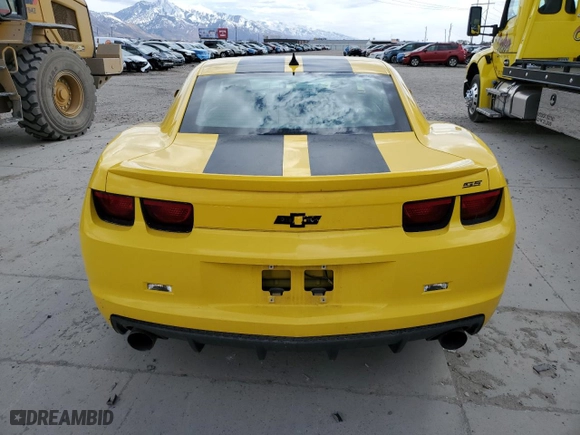 2010 Chevrolet Camaro 2SS with VIN 2G1FT1EW3A9135204, listed as a Copart auction lot 48469665 with 0 mi miles and Salvage Title. Bid and sale history available at carsss.com. Image 6.