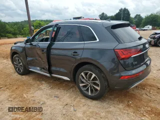 2021 Audi Q5 Premium Plus with VIN WA1BAAFY6M2083415, listed as a Copart auction lot 58831785 with 21,055 mi miles and Salvage title. Bid and sale history available at DreamBid. Image 2.