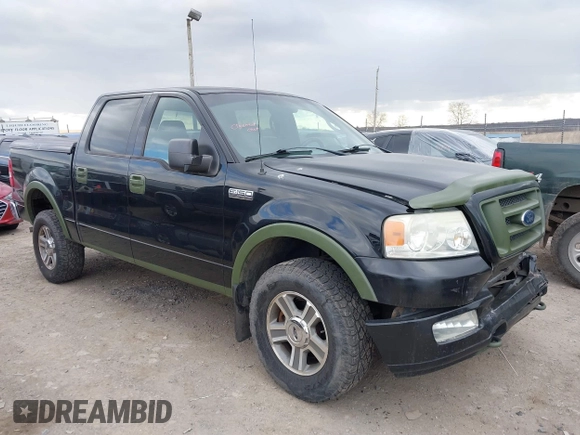 2004 Ford F-150 XLT with VIN 1FTPW14534KB58335, listed as a IAAI auction lot 41863669 with 99,980 mi miles. Bid and sale history available at carsss.com. Image 1.