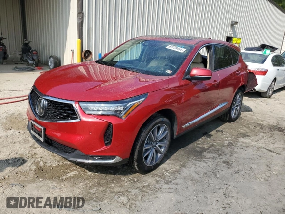 2023 Acura RDX w/Technology Package with VIN 5J8TC2H54PL024618, listed as a Copart auction lot 64178454 with 11,058 mi miles and Salvage Title. Bid and sale history available at carsss.com. Image 1.