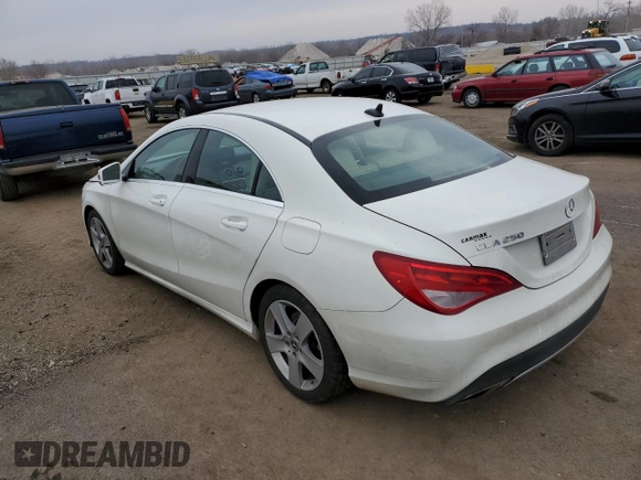 2018 Mercedes-Benz CLA with VIN WDDSJ4EB9JN611324, listed as a Copart auction lot 71910932 with 95,500 mi miles. Bid and sale history available at carsss.com. Image 2.