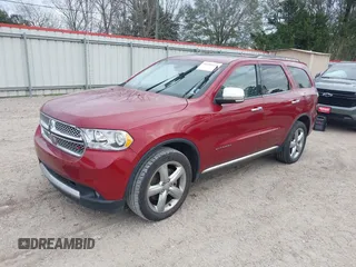2013 Dodge Durango Citadel with VIN 1C4SDHET2DC598188, listed as a IAAI auction lot 41281134 with 87,455 mi miles and . Bid and sale history available at carsss.com. Image 2.