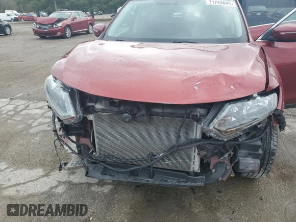 2015 Nissan Rogue S with VIN KNMAT2MT7FP537170, listed as a Copart auction lot 38707564 with 104,281 mi miles and Non Repairable. Bid and sale history available at carsss.com. Image 13.