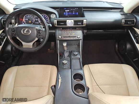 2015 Lexus IS 250 with VIN JTHBF1D22F5061675, listed as a Copart auction lot 83314834 with 117,639 mi miles and Salvage Title. Bid and sale history available at carsss.com. Image 8.