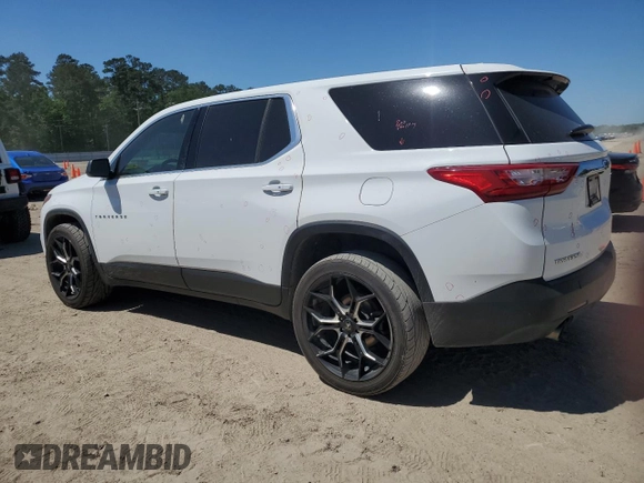 2021 Chevrolet Traverse LS with VIN 1GNERFKW6MJ189342, listed as a Copart auction lot 52877565 with 81,295 mi miles and Salvage Title. Bid and sale history available at carsss.com. Image 2.
