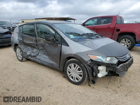 2010 Honda Insight LX with VIN JHMZE2H57AS004555, listed as a Copart auction lot 46925675 with 178,707 mi miles and Salvage Title. Bid and sale history available at DreamBid. Image 4.