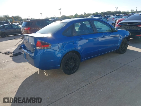 2010 Ford Focus SES with VIN 1FAHP3GN5AW168383, listed as a IAAI auction lot 41574978 with 73,528 mi miles. Bid and sale history available at carsss.com. Image 4.