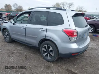 2017 Subaru Forester Premium with VIN JF2SJAEC8HG464589, listed as a IAAI auction lot 41943658 with 62,218 mi miles. Bid and sale history available at carsss.com. Image 3.