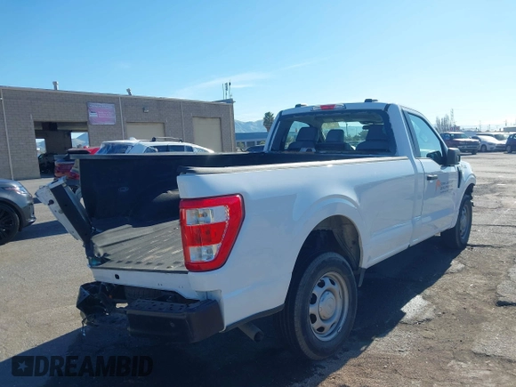 2022 Ford F-150 XL with VIN 1FTMF1CB5NKE39967, listed as a IAAI auction lot 41611291 with 53,485 mi miles and . Bid and sale history available at DreamBid. Image 4.