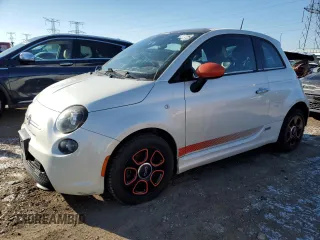 2013 FIAT 500e with VIN 3C3CFFGE2DT714158, listed as a Copart auction lot 85151624 with 71,980 mi miles and Salvage Title. Bid and sale history available at carsss.com. Image 1.