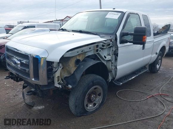 2008 Ford Super Duty F-250 SRW XL with VIN 1FTSX21518EC75966, listed as a IAAI auction lot 41958086 with 187,120 mi miles. Bid and sale history available at carsss.com. Image 2.