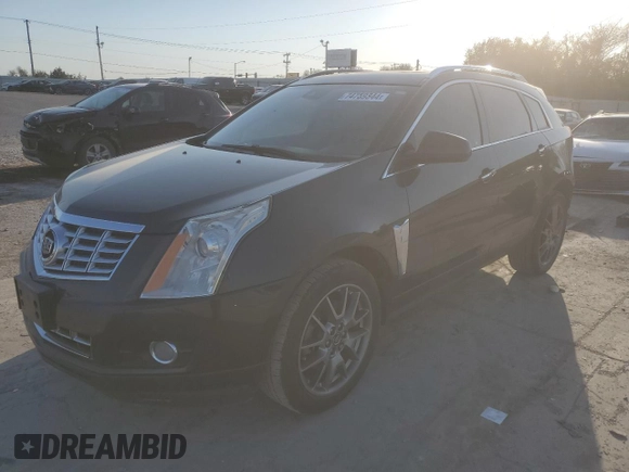 2015 Cadillac SRX Premium Collection with VIN 3GYFNDE34FS611912, listed as a Copart auction lot 74759344 with 127,802 mi miles and Salvage Title. Bid and sale history available at carsss.com. Image 1.
