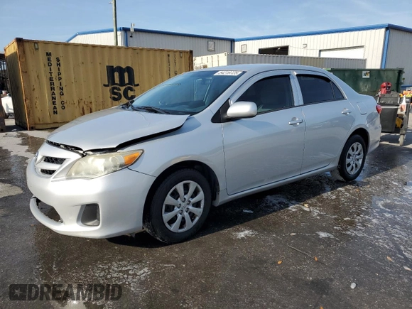 2013 Toyota Corolla L with VIN 2T1BU4EE2DC031710, listed as a Copart auction lot 54219725 with 132,197 mi miles and Salvage Title. Bid and sale history available at carsss.com. Image 1.