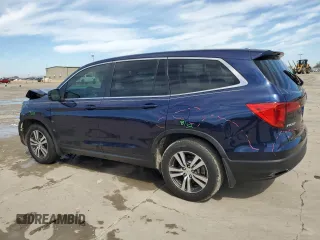 2016 Honda Pilot EX-L with VIN 5FNYF5H70GB038825, listed as a Copart auction lot 46482875 with 22,320 mi miles and Salvage Title. Bid and sale history available at DreamBid. Image 2.