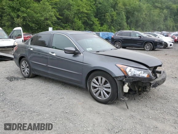 2011 Honda Accord EX-L z VIN 1HGCP3F81BA003186, wystawiony jako Copart lot #57966005 z przebiegiem 154 835 mil mil oraz Szkoda całkowita • Salvage title. Historia ofert i sprzedaży dostępna na DreamBid. Obrazek 4.