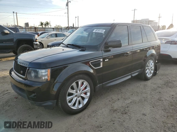 2013 Land Rover Range Rover Sport SC with VIN SALSH2E47DA763652, listed as a Copart auction lot 46184155 with 108,643 mi miles and Clean Title. Bid and sale history available at carsss.com. Image 1.