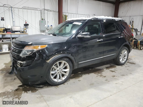 2014 Ford Explorer Limited with VIN 1FM5K8F88EGA00253, listed as a Copart auction lot 89117795 with 153,164 mi miles and Salvage Title. Bid and sale history available at carsss.com. Image 1.