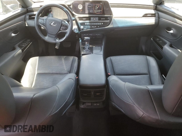 2022 Lexus ES 300h with VIN 58ADA1C18NU021319, listed as a Copart auction lot 57844055 with 21,172 mi miles and Salvage title. Bid and sale history available at DreamBid. Image 8.
