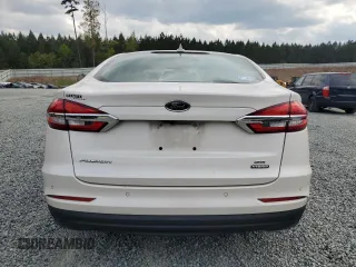 2020 Ford Fusion Hybrid SE with VIN 3FA6P0LUXLR184992, listed as a Copart auction lot 52674565 with 59,742 mi miles and Salvage Title. Bid and sale history available at carsss.com. Image 6.