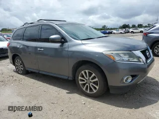 2015 Nissan Pathfinder SV with VIN 5N1AR2MN0FC637467, listed as a Copart auction lot 52480055 with 97,610 mi miles and Clean title. Bid and sale history available at DreamBid. Image 4.