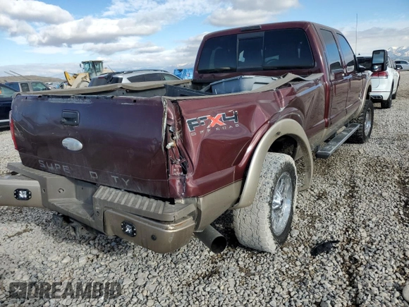 2011 Ford F-350 XL with VIN 1FT8W3BT8BEC22964, listed as a Copart auction lot 41639425 with 409,021 mi miles and Salvage Title. Bid and sale history available at DreamBid. Image 3.
