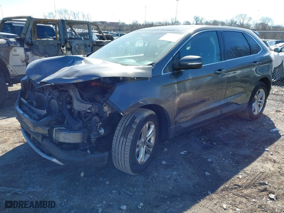 2017 Ford Edge SEL with VIN 2FMPK3J85HBB37746, listed as a IAAI auction lot 41648958 with 136,010 mi miles. Bid and sale history available at carsss.com. Image 18.