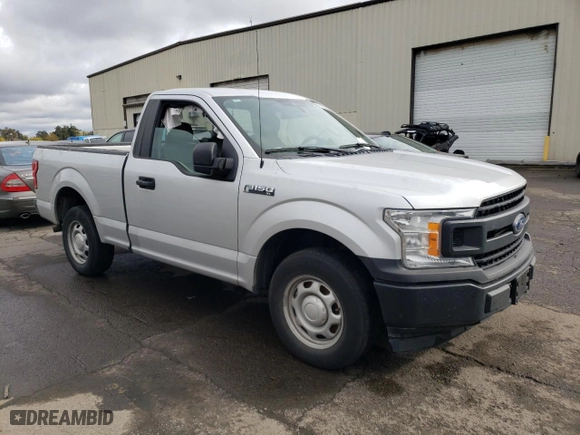 2019 Ford F-150 XL with VIN 1FTMF1CB8KKD90677, listed as a Copart auction lot 78183184 with 0 mi miles and Salvage Title. Bid and sale history available at carsss.com. Image 4.