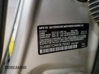 2014 BMW X3 xDrive35i z VIN 5UXWX7C56E0E76543, wystawiony jako Copart lot #56428785 z przebiegiem 126 024 mil mil oraz Czysty tytuł • Clean title. Historia ofert i sprzedaży dostępna na DreamBid. Obrazek 13.