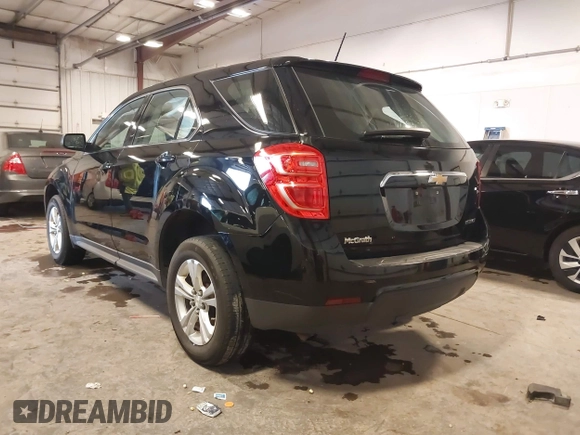 2016 Chevrolet Equinox LS with VIN 2GNALBEKXG1165075, listed as a IAAI auction lot 41429235 with 104,675 mi miles. Bid and sale history available at carsss.com. Image 3.