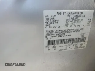 2013 Ford Explorer XLT with VIN 1FM5K7D82DGC82398, listed as a Copart auction lot 62590905 with 188,792 mi miles and Salvage title. Bid and sale history available at DreamBid. Image 13.