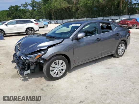 2024 Nissan Sentra S z VIN 3N1AB8BV0RY322097, wystawiony jako Copart lot #55562335 z przebiegiem 5 435 mil mil oraz Nie do naprawy • Non repairable. Historia ofert i sprzedaży dostępna na DreamBid. Obrazek 1.