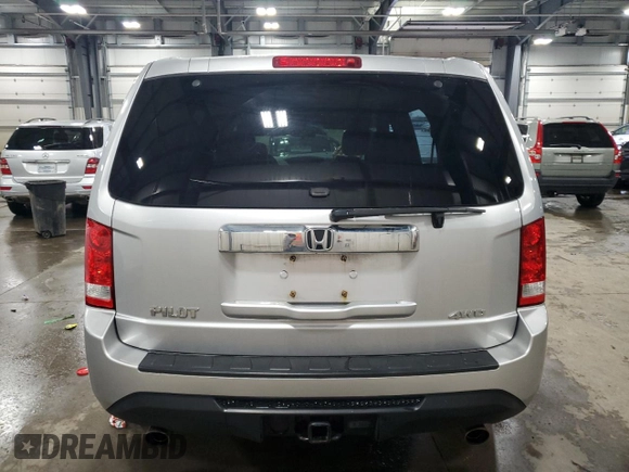 2012 Honda Pilot EX with VIN 5FNYF4H48CB023631, listed as a Copart auction lot 54163905 with 207,369 mi miles and Salvage Title. Bid and sale history available at DreamBid. Image 6.