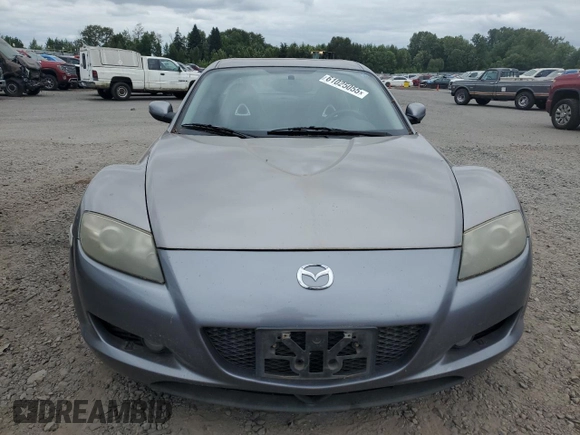 2004 Mazda RX-8 z VIN JM1FE173140124592, wystawiony jako Copart lot #61025055 z przebiegiem 120 360 mil mil oraz Czysty tytuł • Clean title. Historia ofert i sprzedaży dostępna na DreamBid. Obrazek 5.