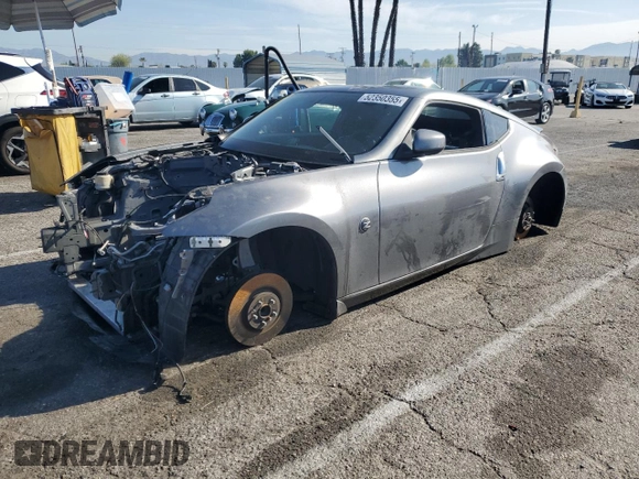 2017 Nissan 370Z with VIN JN1AZ4EH7HM952761, listed as a Copart auction lot 52350355 with 0 mi miles and Salvage Title. Bid and sale history available at carsss.com. Image 1.