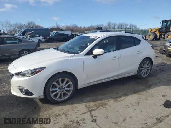 2014 Mazda 3 S Touring with VIN JM1BM1L33E1133538, listed as a Copart auction lot 89395995 with 114,435 mi miles and Salvage Title. Bid and sale history available at DreamBid. Image 1.