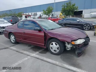 2002 Chevrolet Monte Carlo SS with VIN 2G1WX15K429200306, listed as a IAAI auction lot 41524814 with 87,848 mi miles. Bid and sale history available at carsss.com. Image 1.