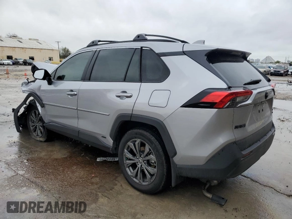 2024 Toyota RAV4 Hybrid XLE Premium with VIN 4T3B6RFV9RU167402, listed as a Copart auction lot 89083875 with 5,923 mi miles and Salvage Title. Bid and sale history available at DreamBid. Image 2.