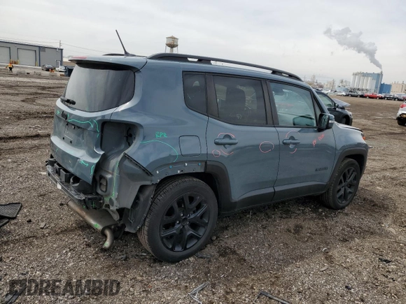 2017 Jeep Renegade Latitude z VIN ZACCJABB7HPG01636, wystawiony jako Copart lot #55646815 z przebiegiem 79 194 mil mil oraz Szkoda całkowita • Salvage title. Historia ofert i sprzedaży dostępna na DreamBid. Obrazek 3.