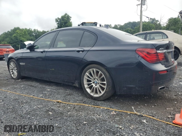 2014 BMW 7 Series 740Li xDrive with VIN WBAYF4C55ED281791, listed as a Copart auction lot 64210005 with 154,365 mi miles and Clean title. Bid and sale history available at DreamBid. Image 2.