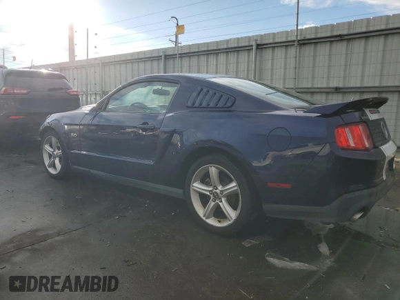 2012 Ford Mustang GT Premium with VIN 1ZVBP8CF1C5211246, listed as a Copart auction lot 45237815 with 136,898 mi miles and Clean Title. Bid and sale history available at carsss.com. Image 2.